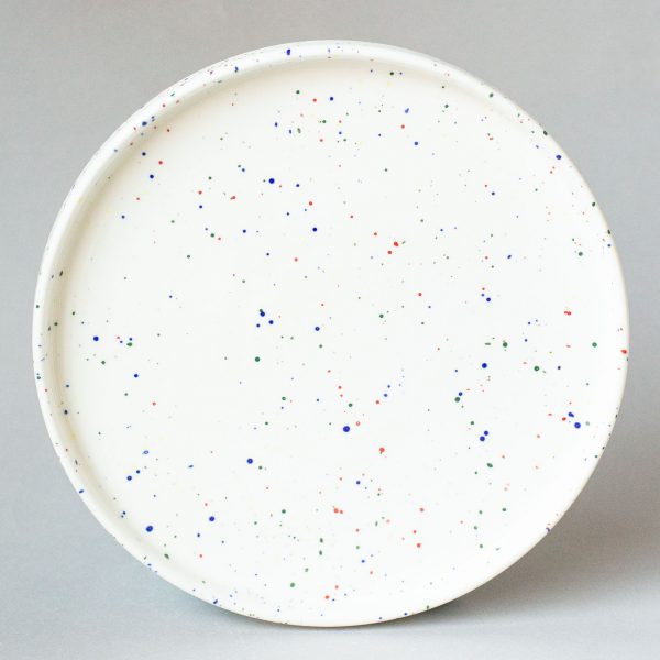 Набор из 4 тарелок “Синичка” с вертикальным бортиком