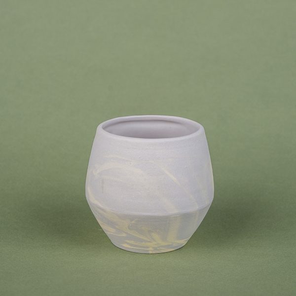 Бокал для фильтр-кофе "Мрамор" черно-белый, 270 мл — Agami Ceramics