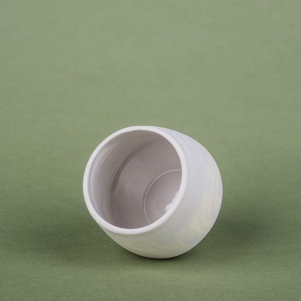 Бокал для фильтр-кофе "Мрамор" черно-белый, 270 мл — Agami Ceramics
