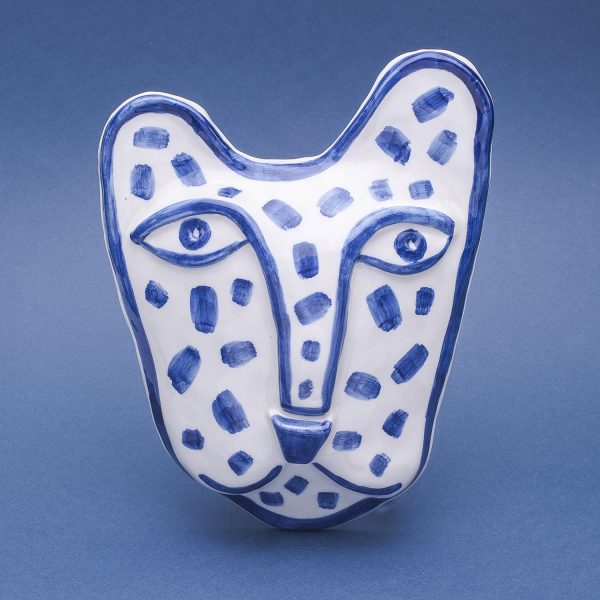 Декоративная маска “Синий гепард”