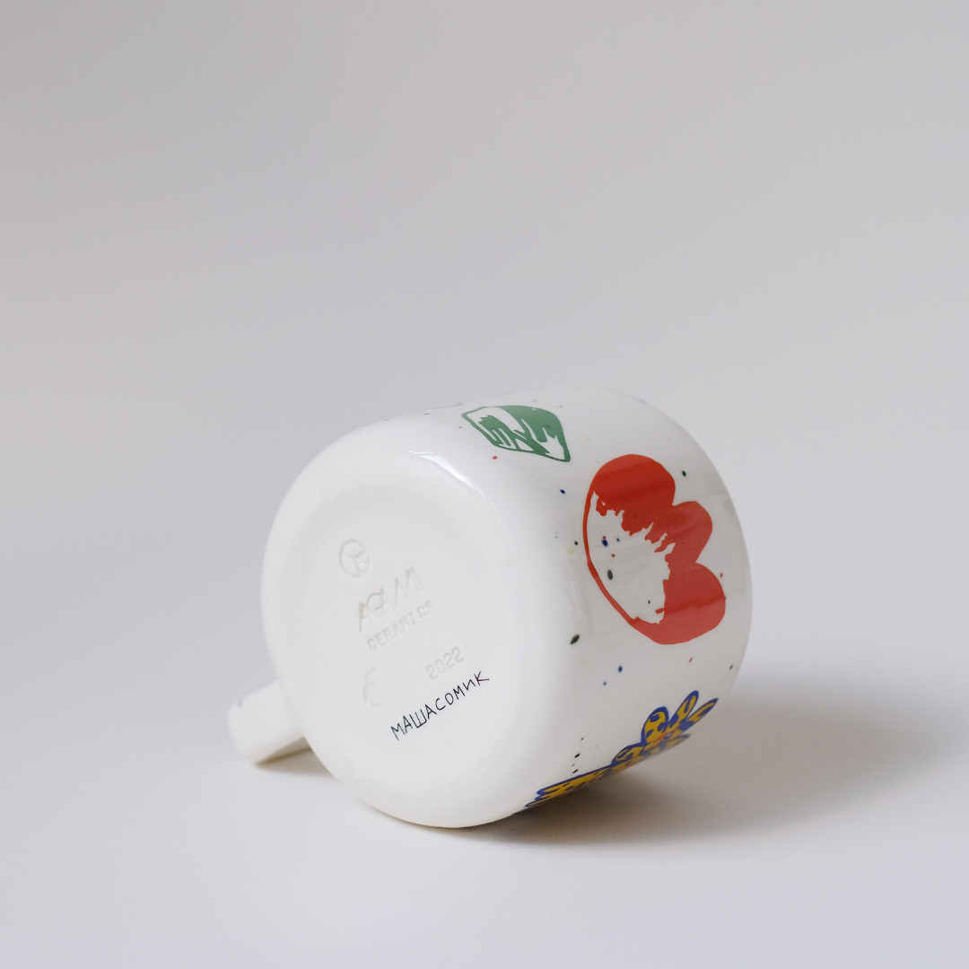 Кружка "Лев", 350 мл — Agami Ceramics