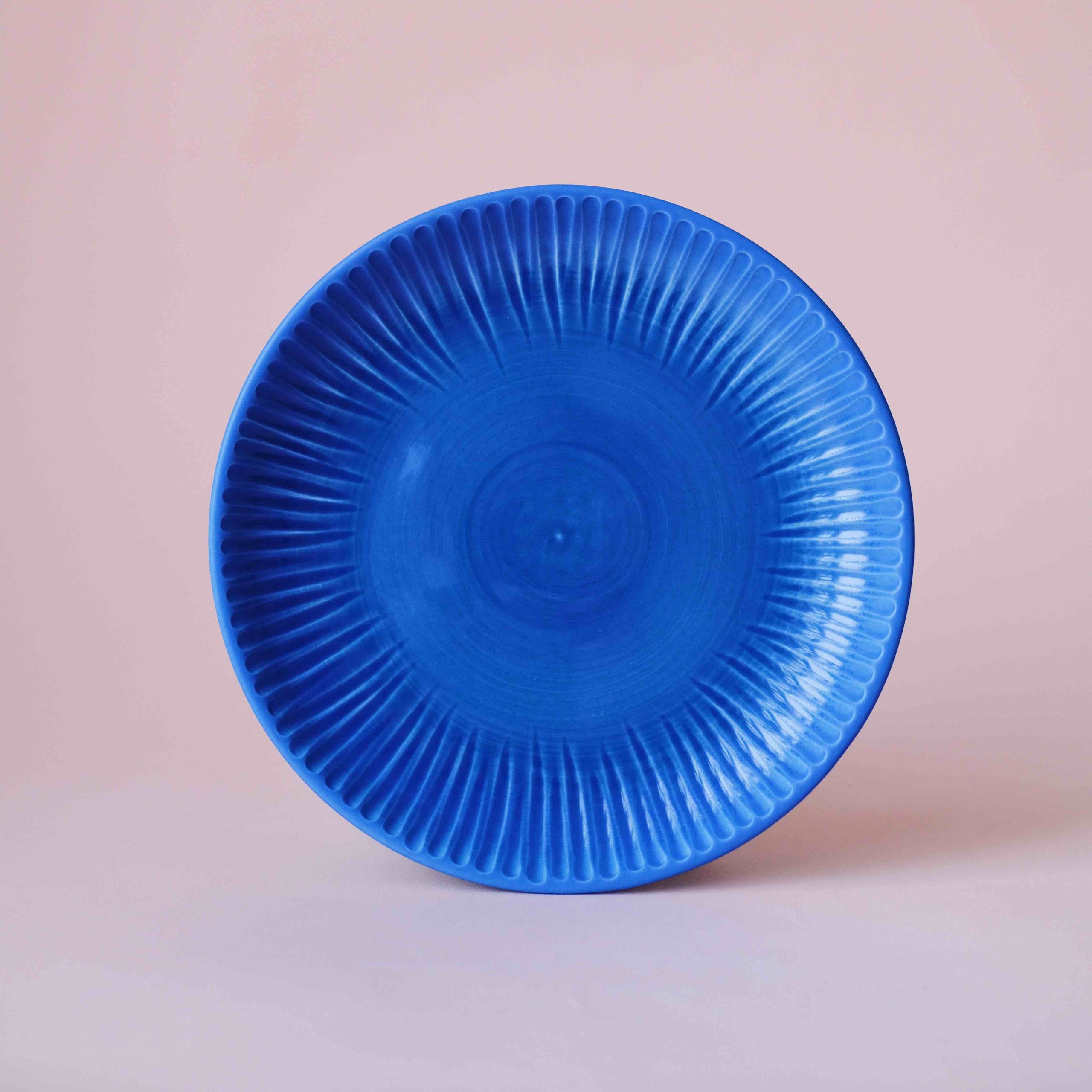 Тарелка “Seafruit” синяя, 20 см