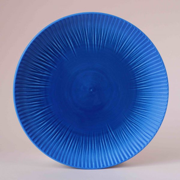 Тарелка "Seafruit" синяя, 26 см
