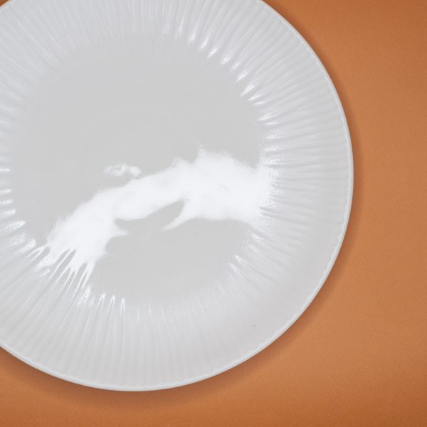Набор из 4 белых тарелок “Seafruit”