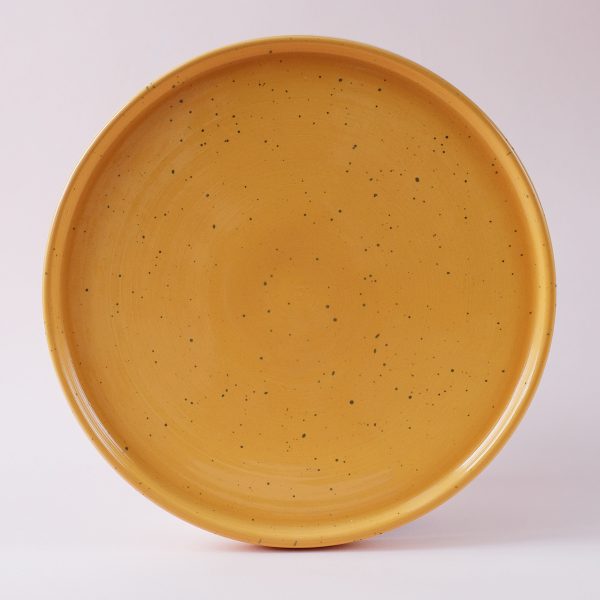 Набор из 4 тарелок “Горчица”, 26 см