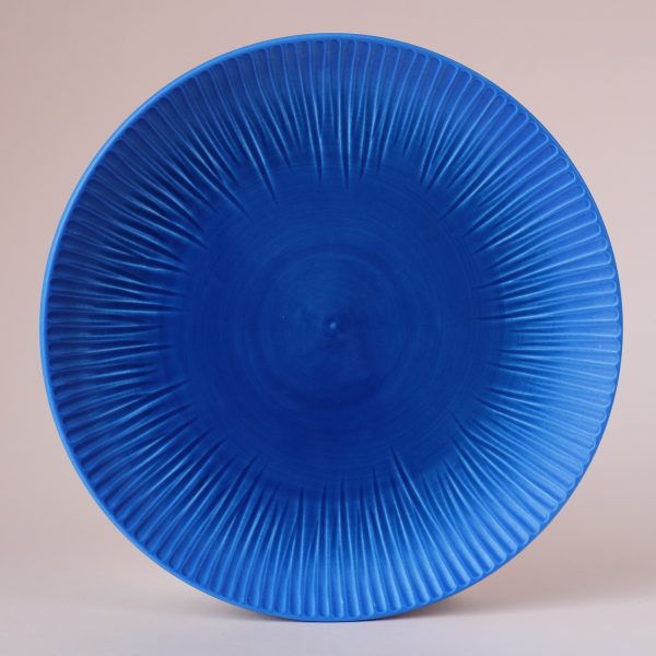 Набор из 4 синих тарелок Seafruit, 26 см