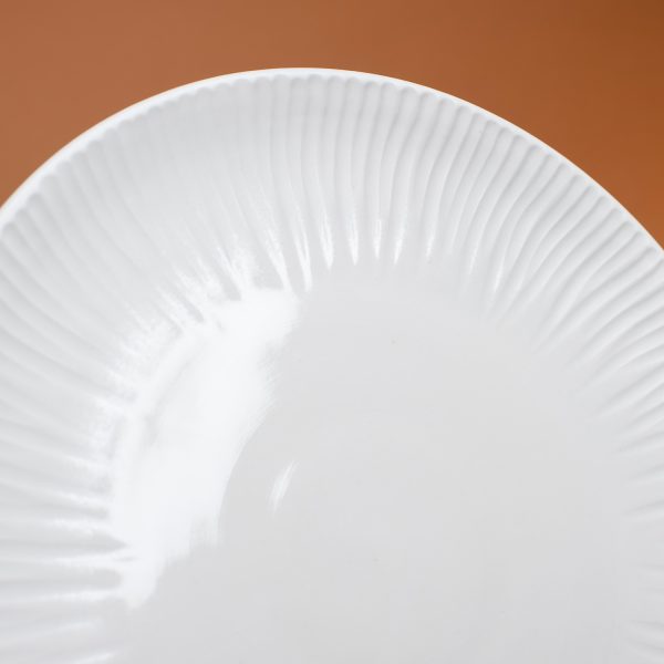 Набор из 4 белых тарелок Seafruit, 26 см