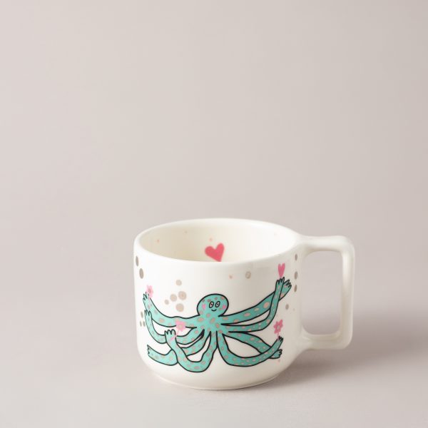 Кружка “Эффект волны" с осьминогом, 350 мл