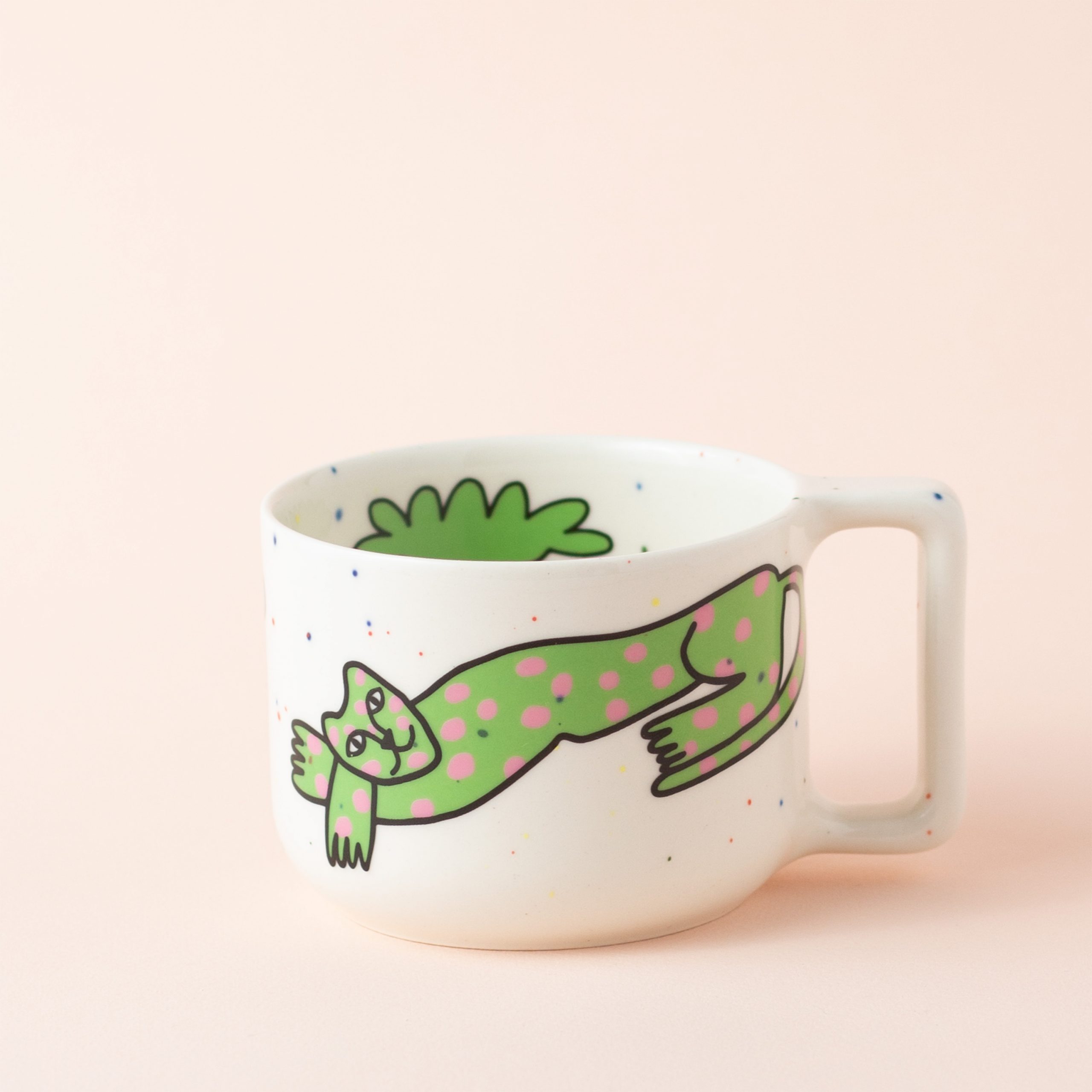 Кружка “Зеленый гепард”, 350 мл