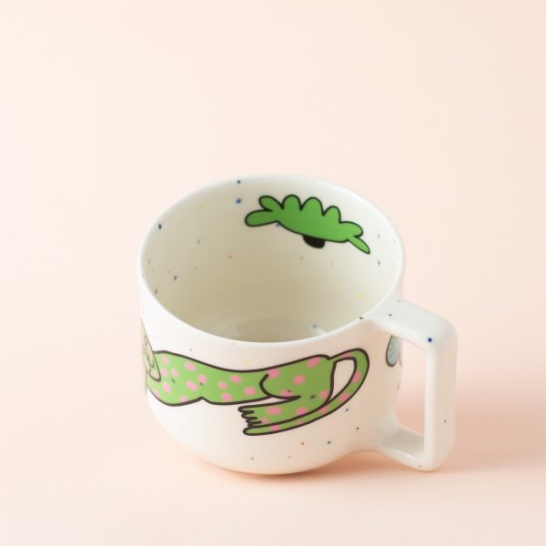 Кружка “Зеленый гепард”, 350 мл