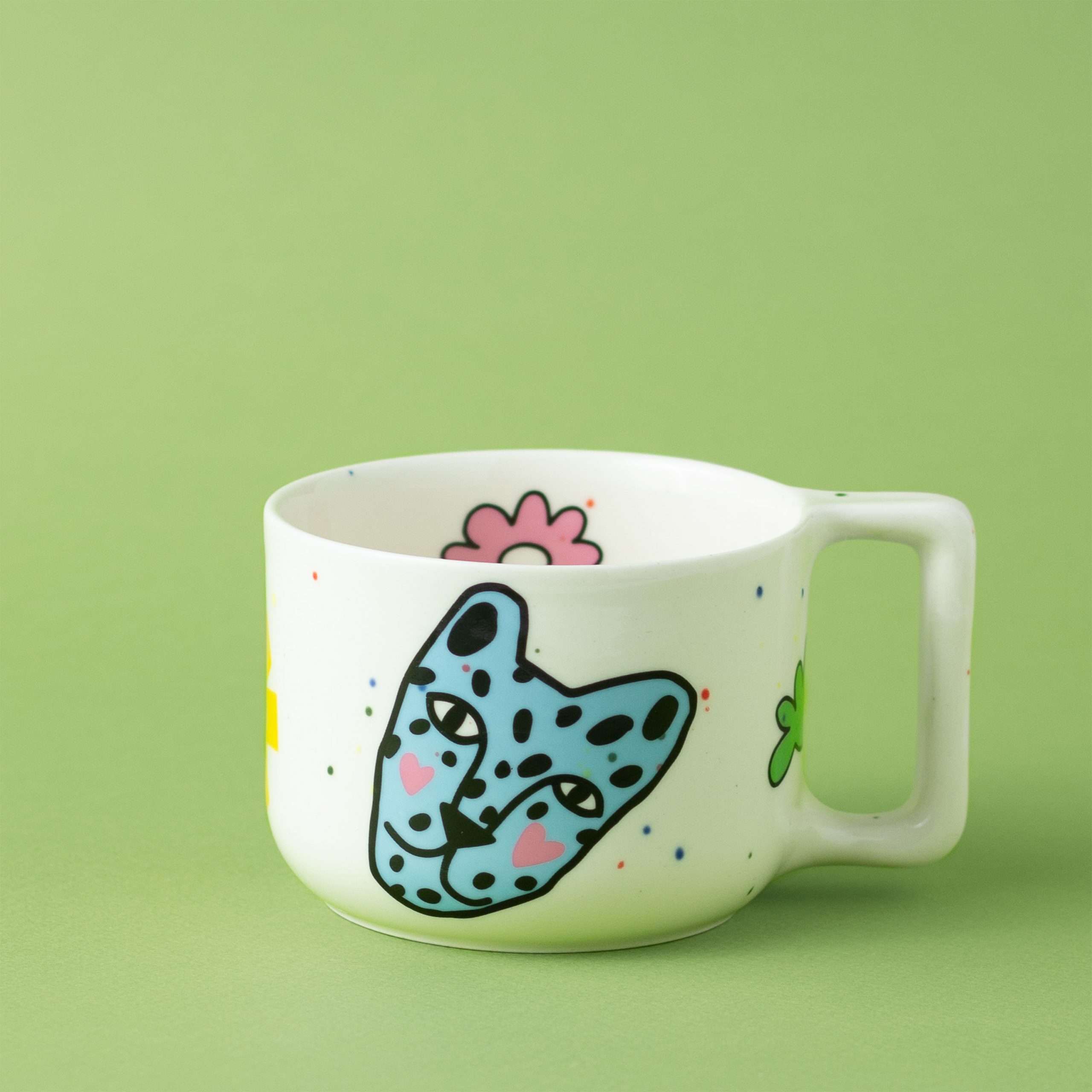 Кружка “Голова синего гепарда”, 350 мл