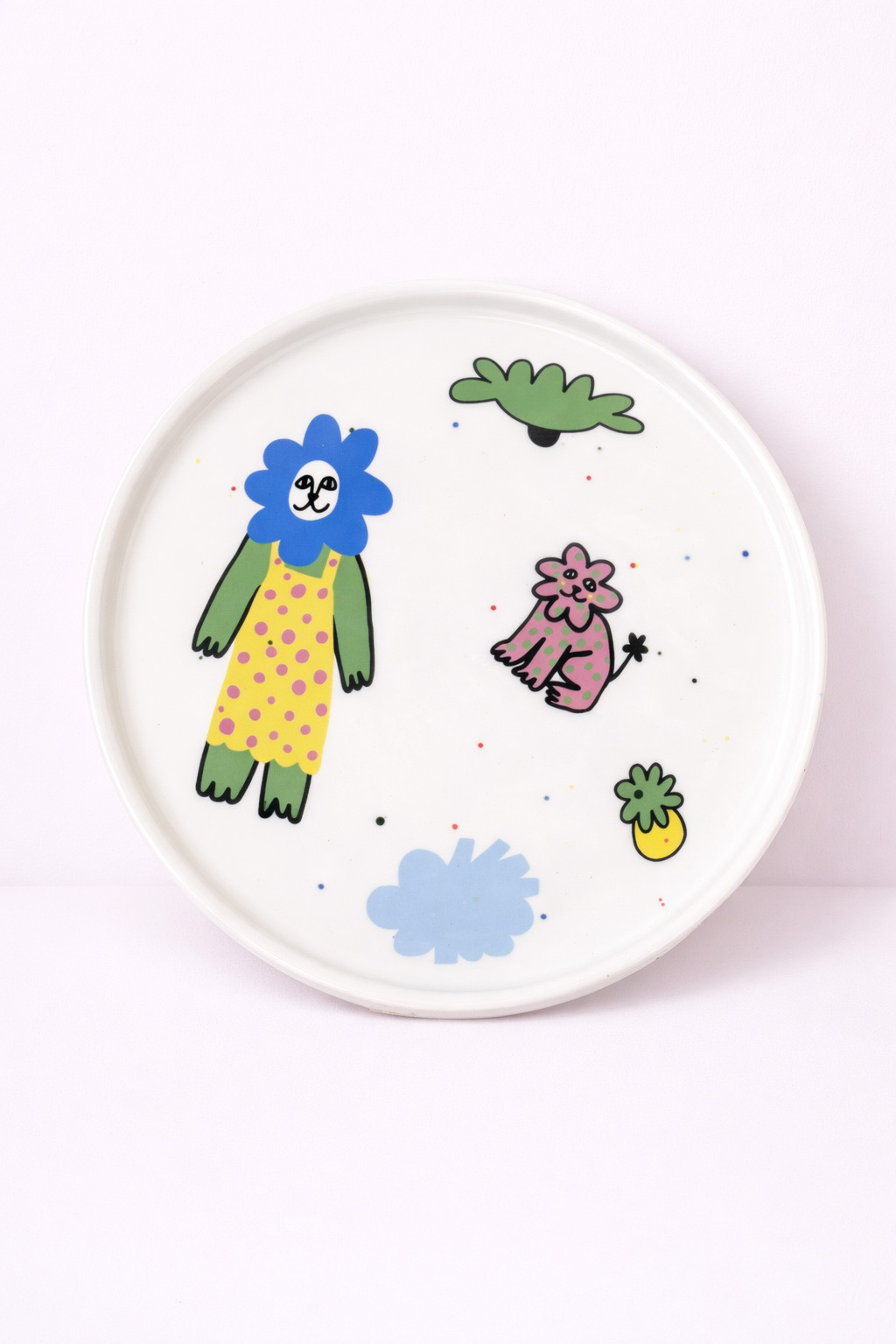 Тарелка “Девочка-цветочек” 2.0, 19 см